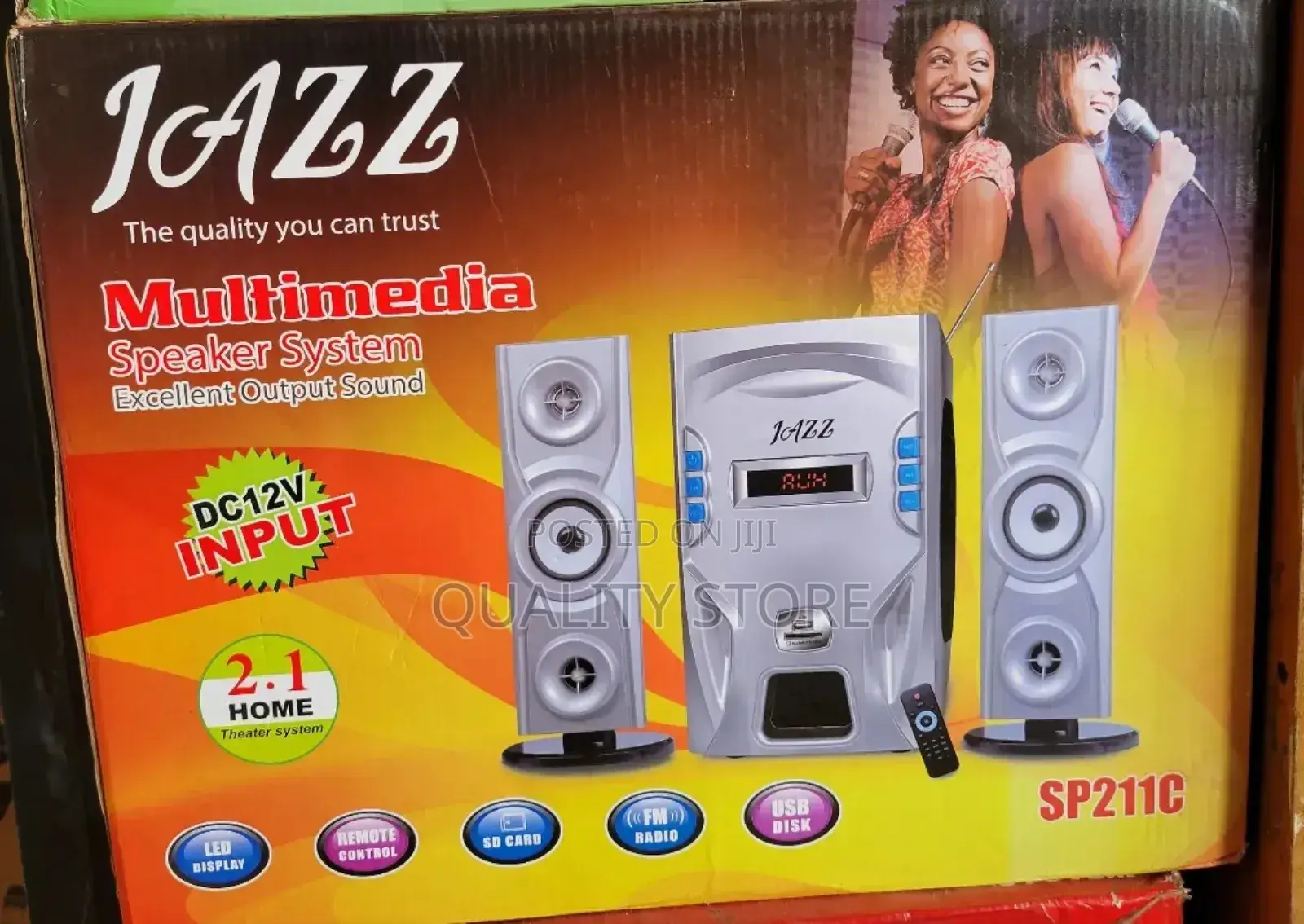 Jazz 2.1 Multimedia Speaker System Sp211c