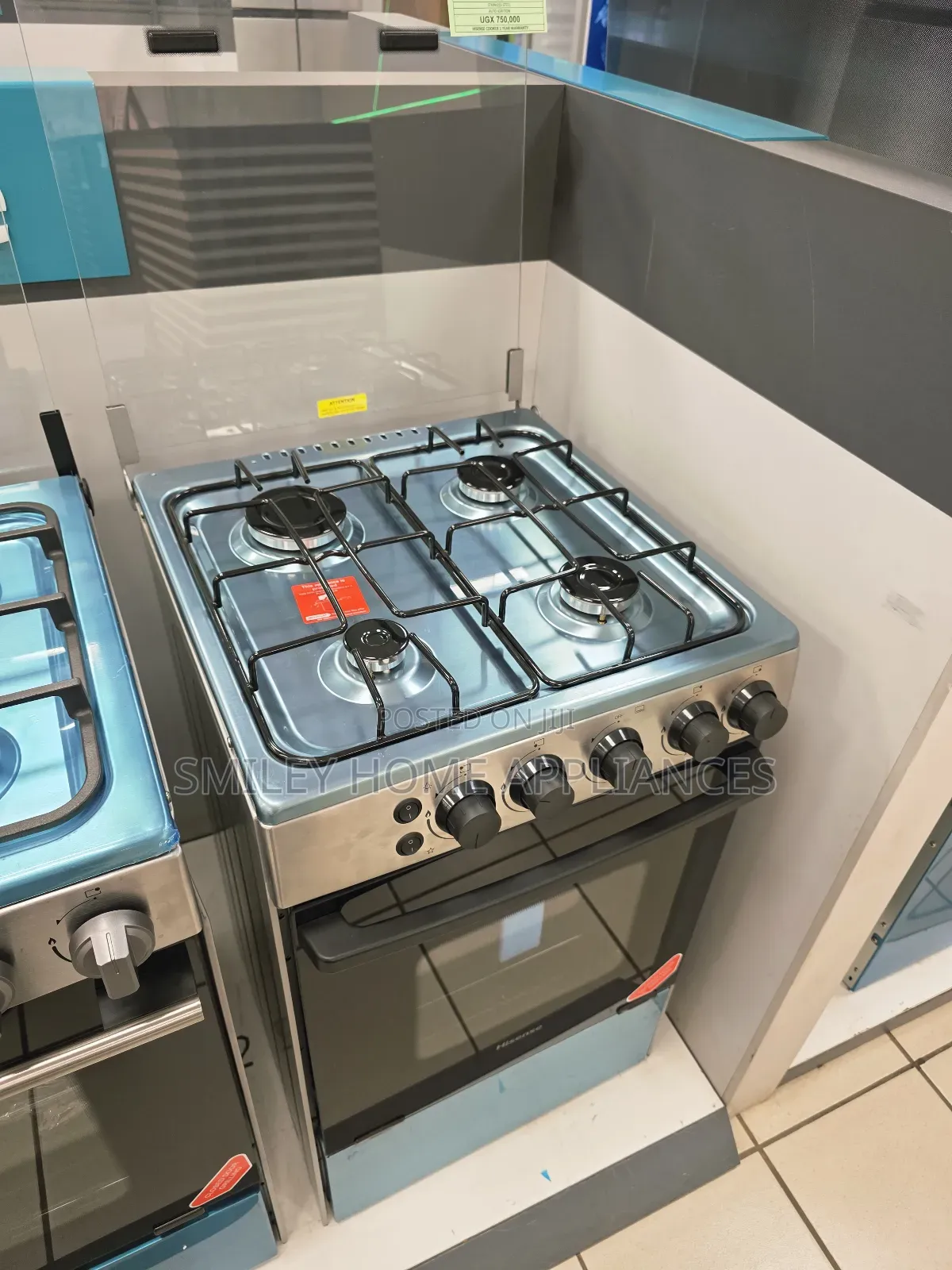 Hisense 50cm*50cm 4 Self Ignited Gas Burner Free Standing Cooker Oven