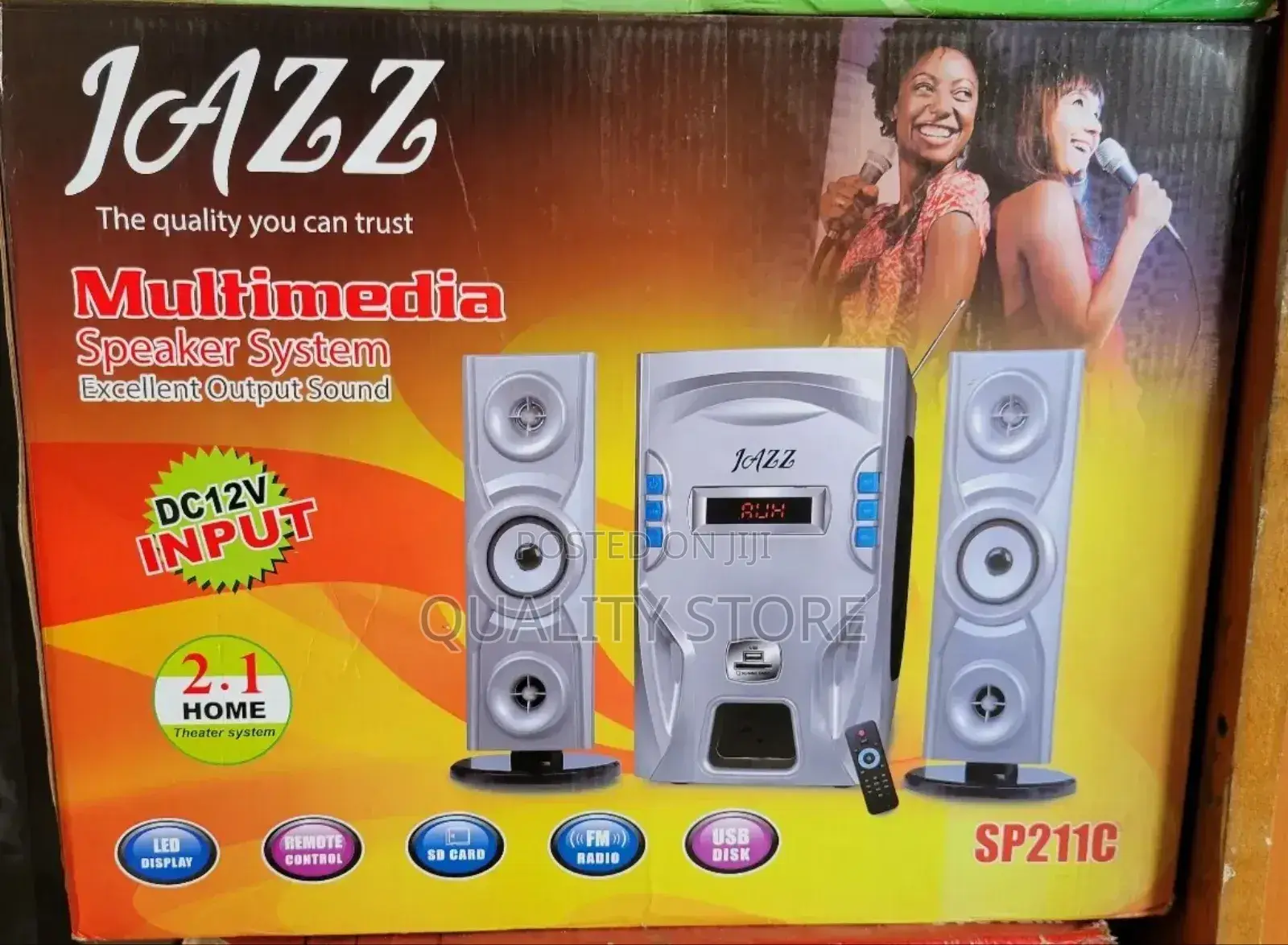 Jazz 2.1 Multimedia Speaker System Sp211c