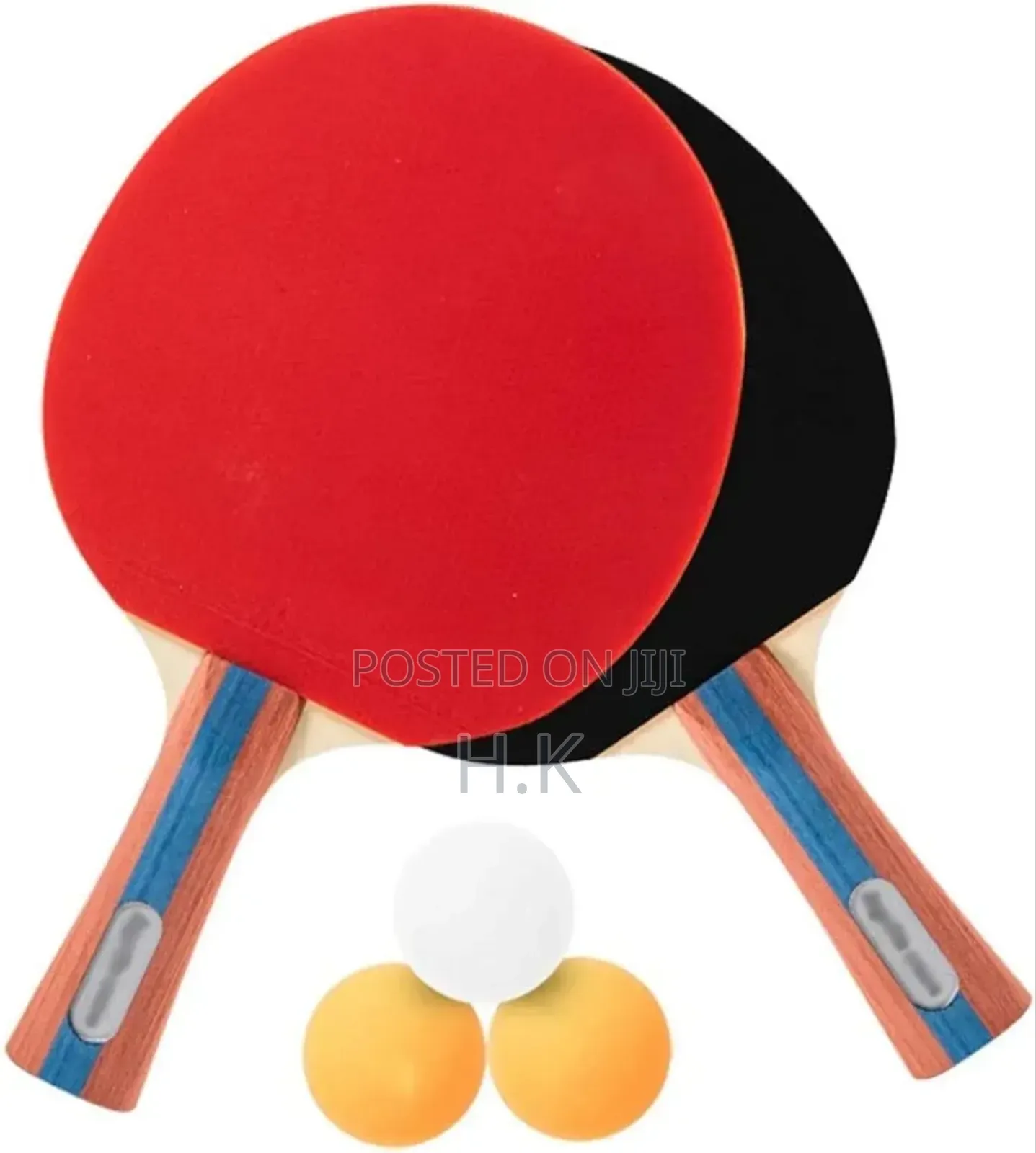 Ping Pong Paddle Set Includes 2 Rackets,3 Table Tennis Rackets