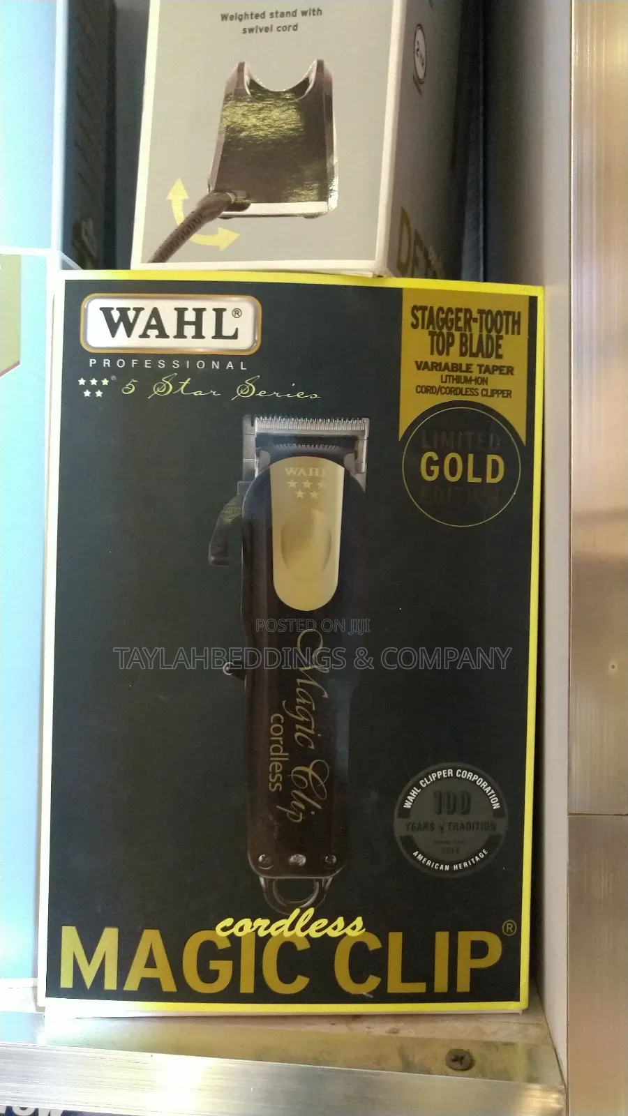 Wahl Magic Clip Gold Black Limited Edition Hair Clipper Professional