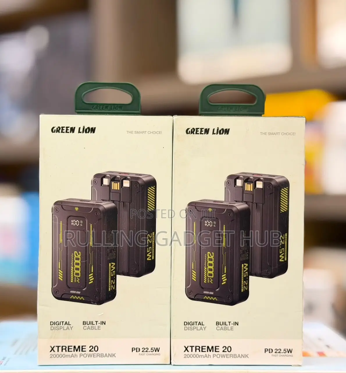 Green Lion Xtreme 20 Power Bank 20000mah 22.5w