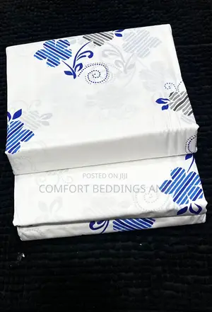 Printed Bedsheets Blue 5*6