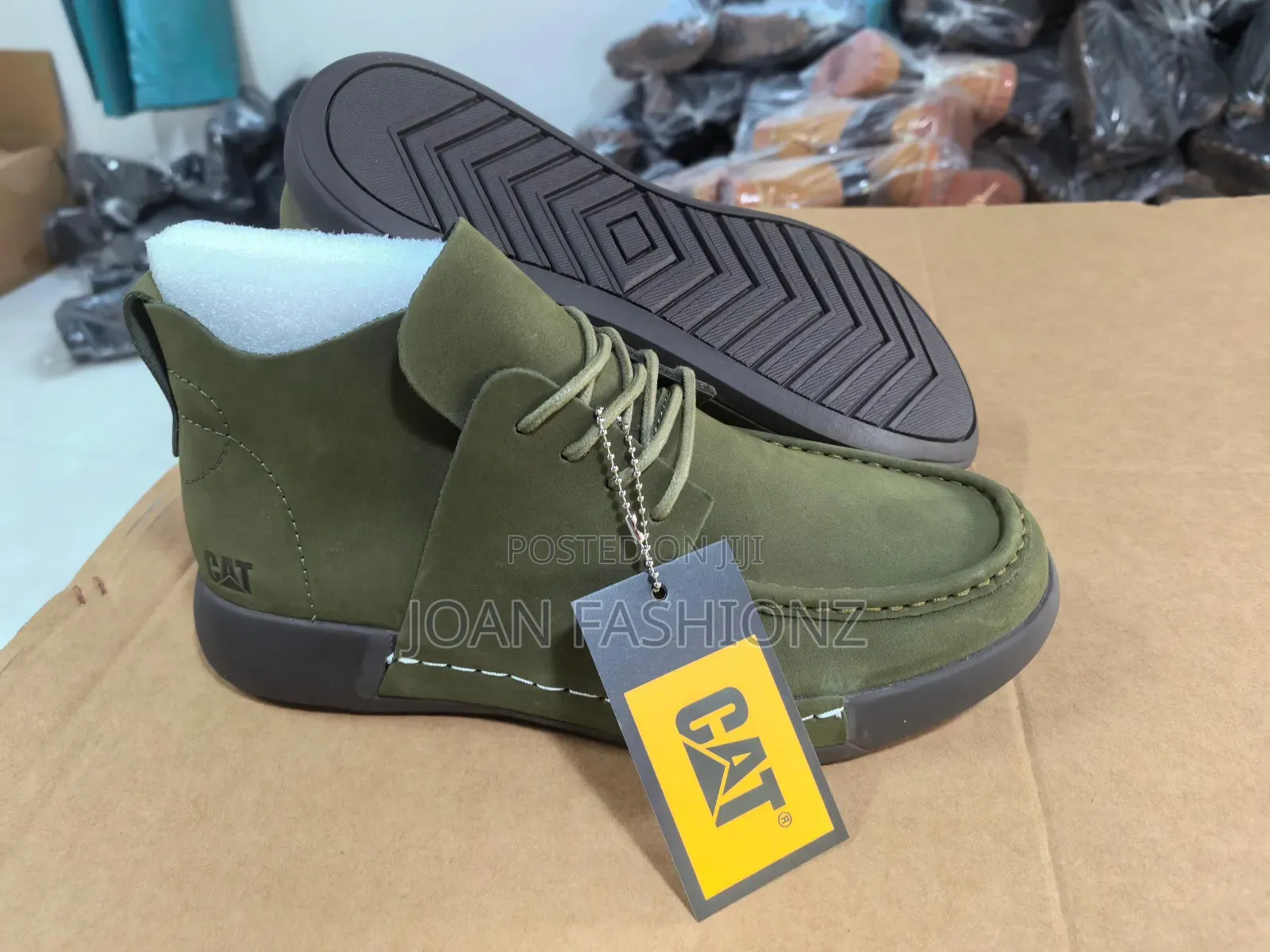 Designer Men's Casual Boots_green