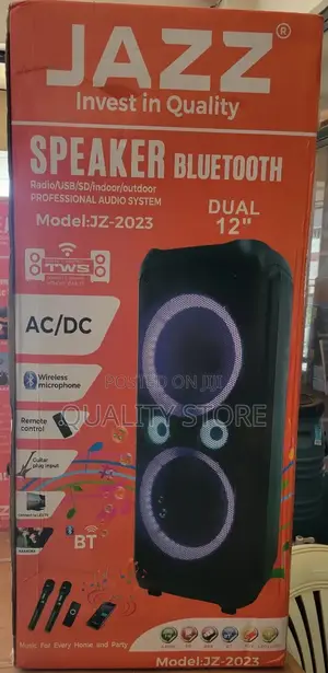Jazz 10"Dual Proffessional Audio Speaker System Jz-2023