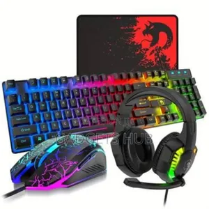 4 in 1 Wired Color Backlight Keyboard Gaming Combo
