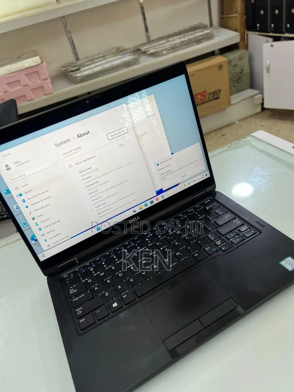 Laptop Dell Latitude 7390 16GB Intel Core i7 SSD 256GB