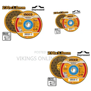 Ingco McD302301ha - Abrasive Metal Cutting Disc - Orange