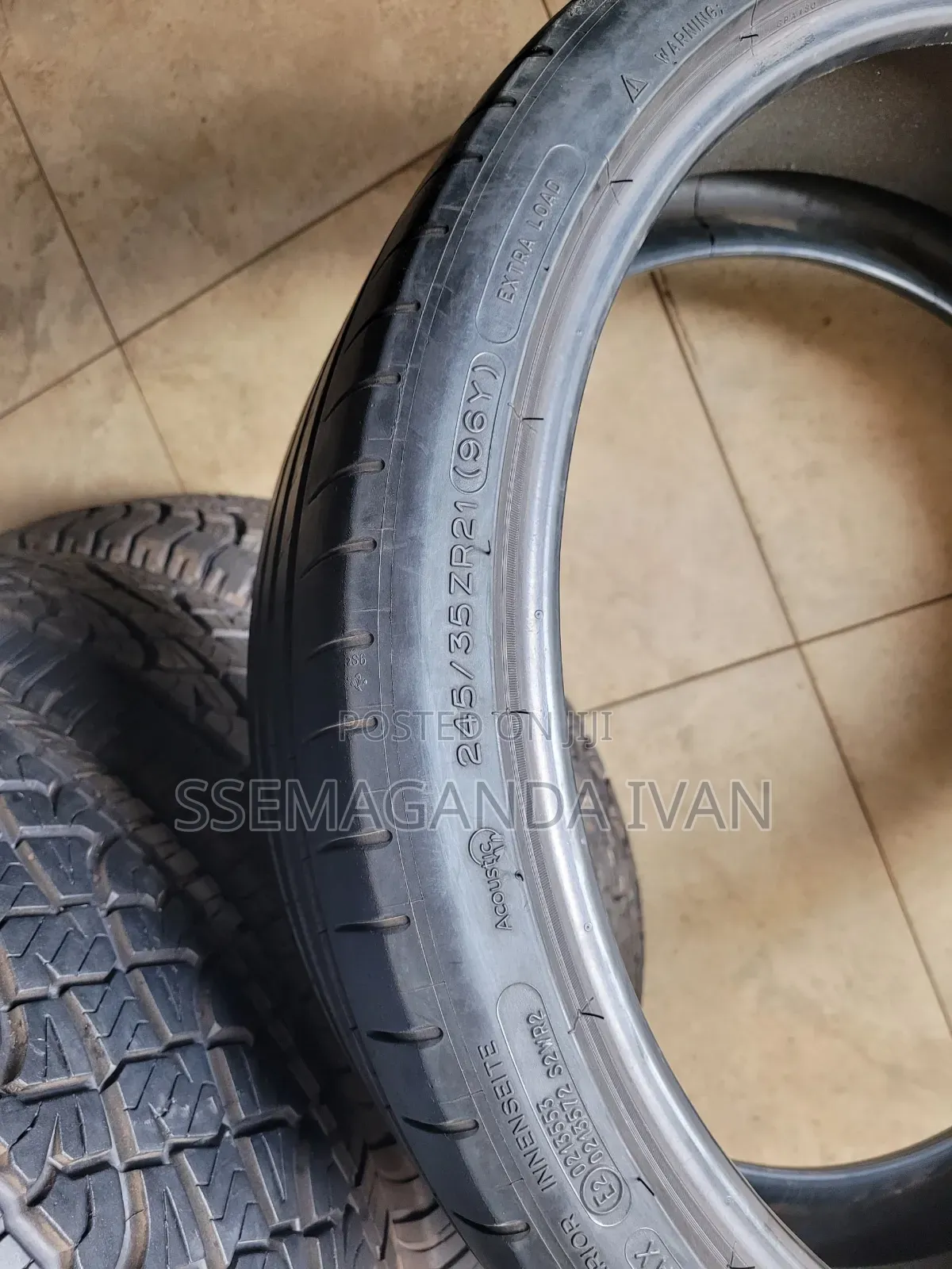 245/35r21 Michellin Foreign Used Tires Made in Usa