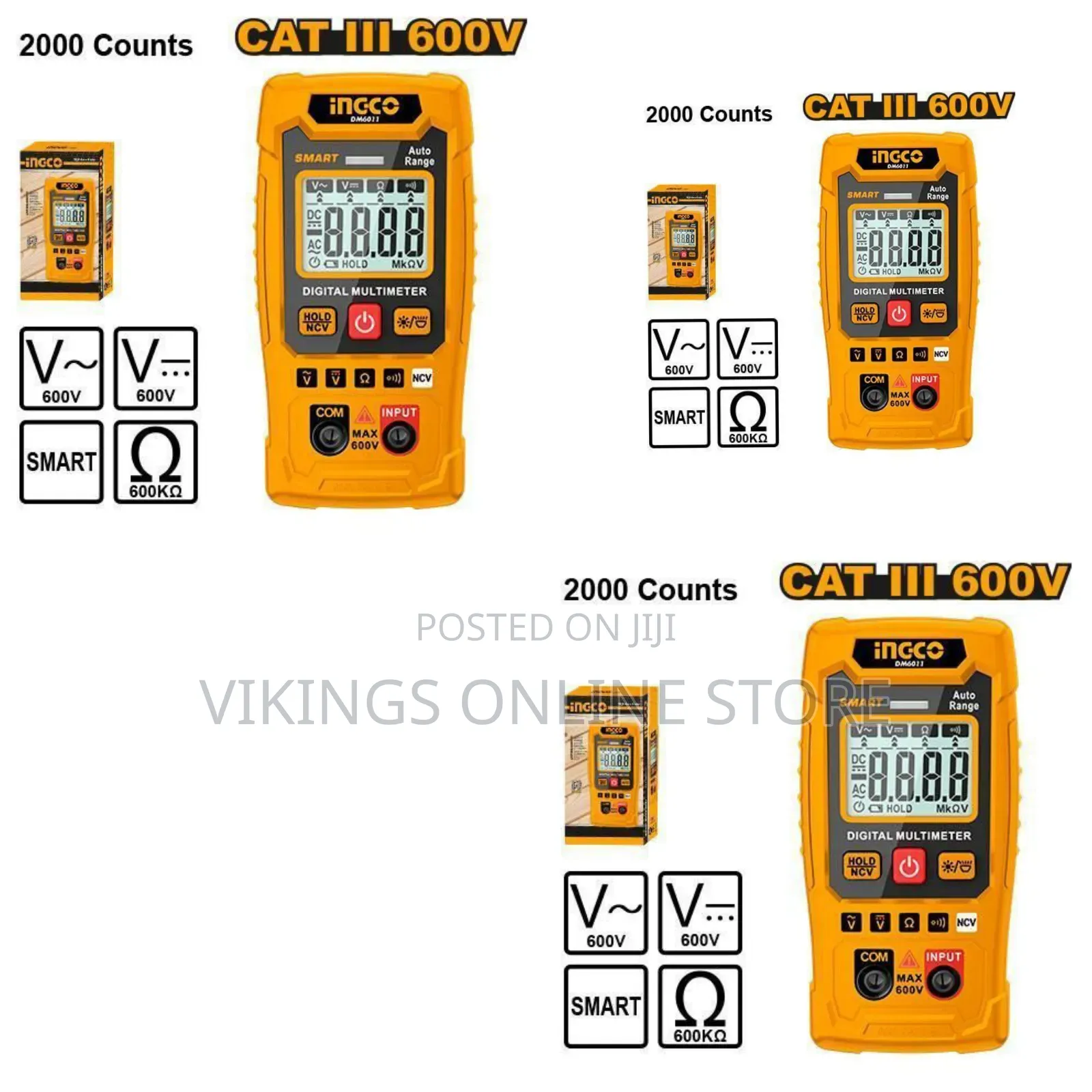 Ingco Dm6011 - Digital Multimeter - Orange