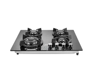 Winning Star 4-Burner Gas Stove – Tempered Glass Gas Hob With Auto