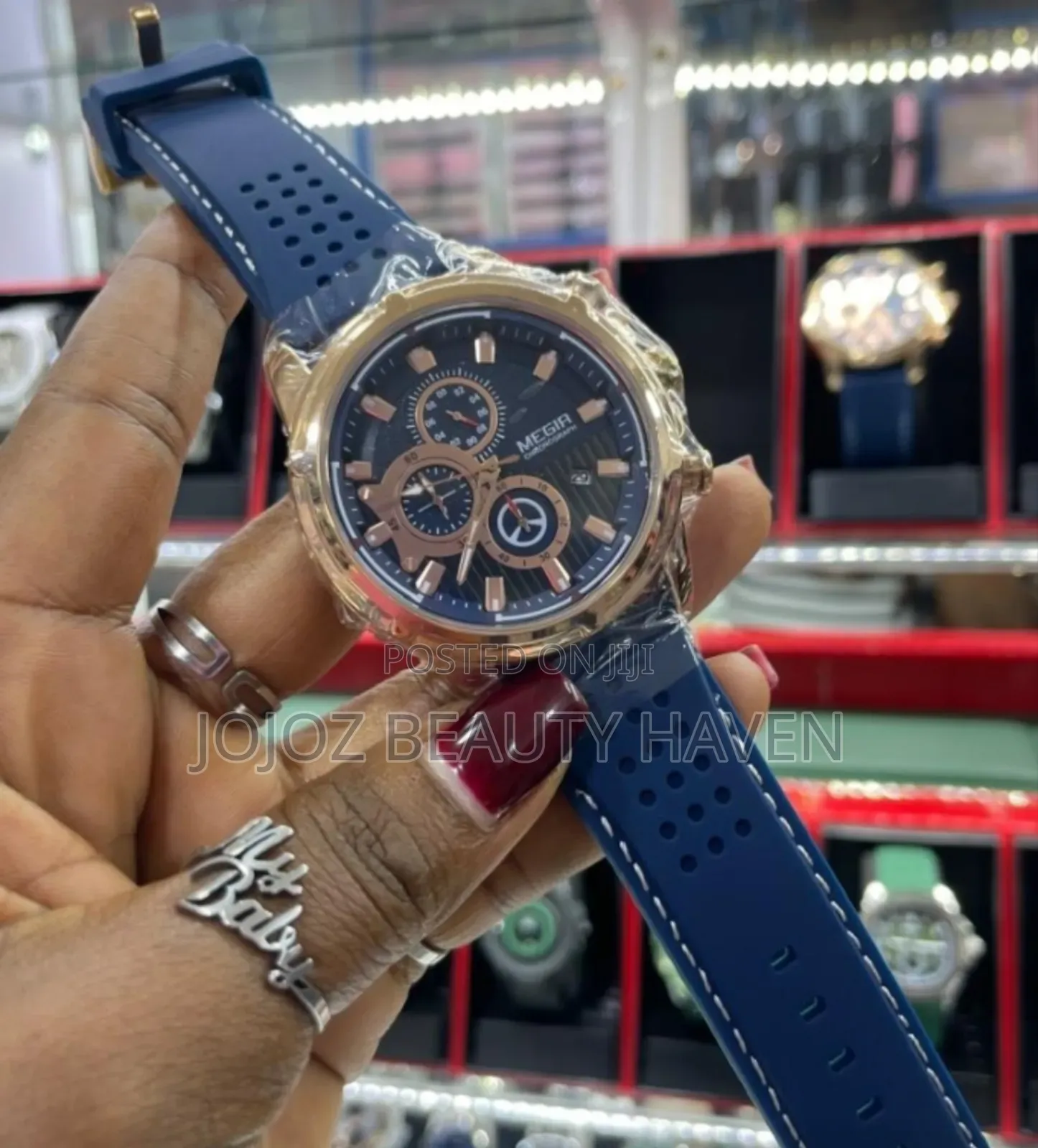 Men's Megir Blue Watch