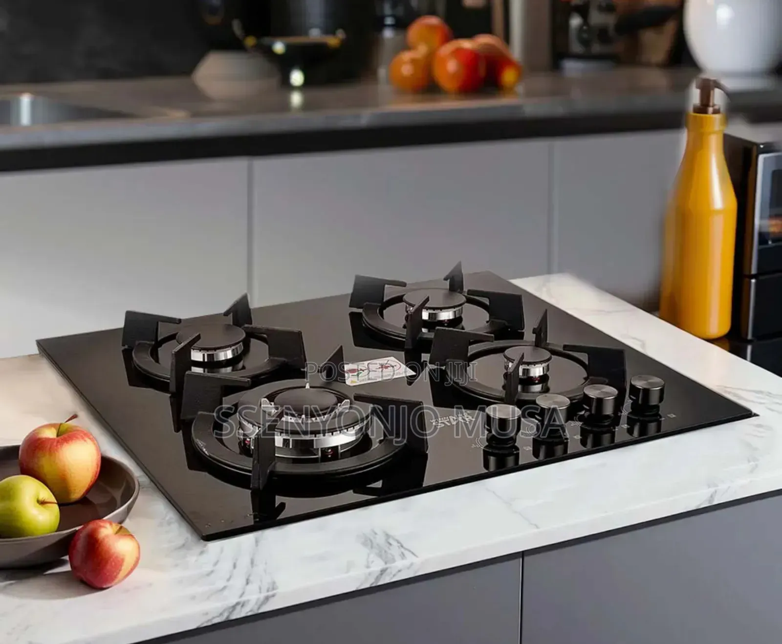 Winning Star 4-Burner Gas Stove – Tempered Glass Gas Hob With Auto