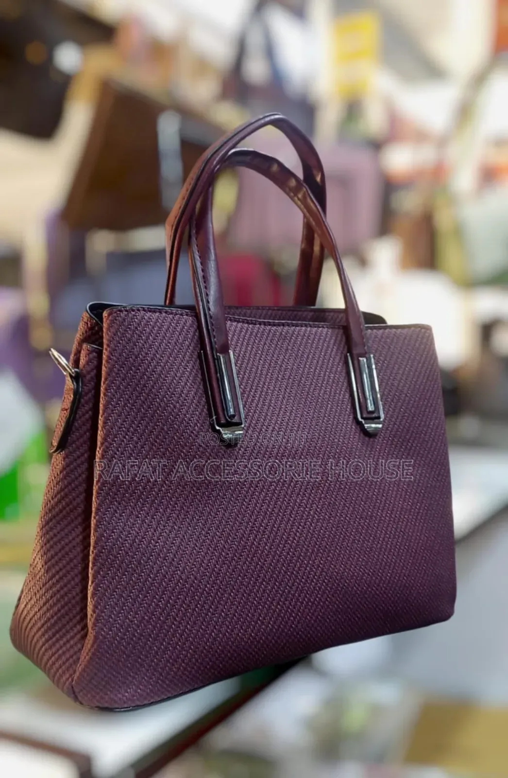 Pure Leather Ladys Classic Bag- Multicolor