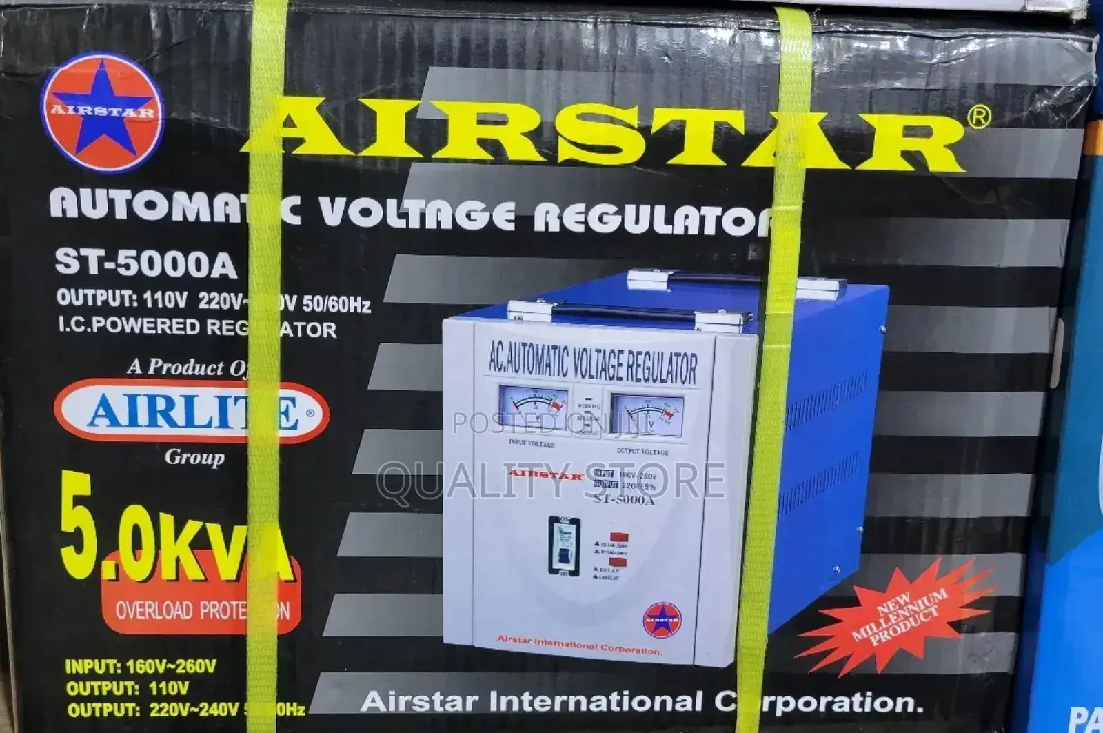 Air Star Automatic Voltage Regulator St-5000a