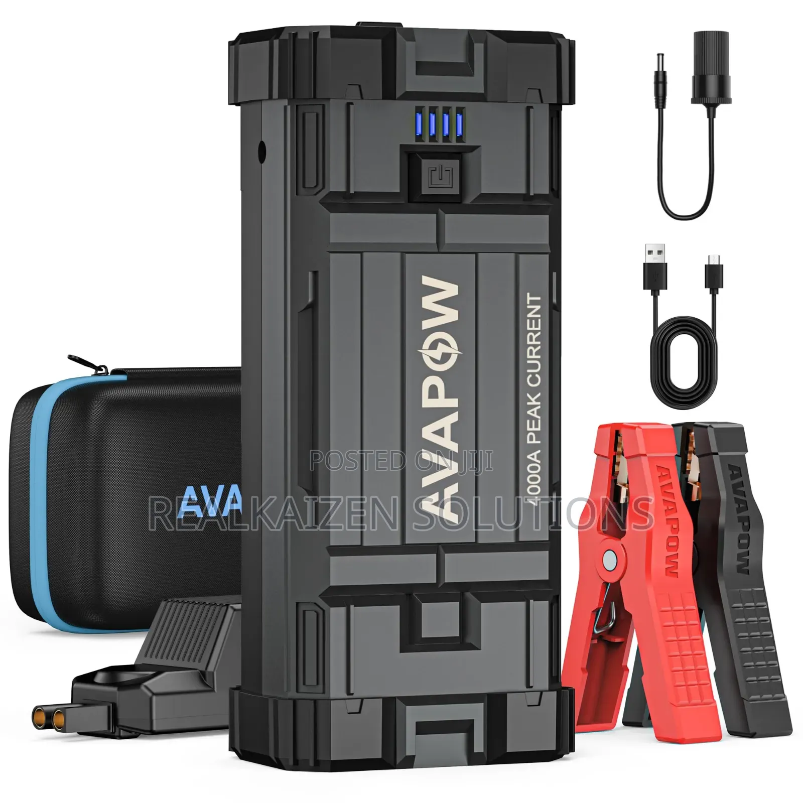 Usa Avapow Car Jump Starter, 4000a Peak Battery Jump Starter