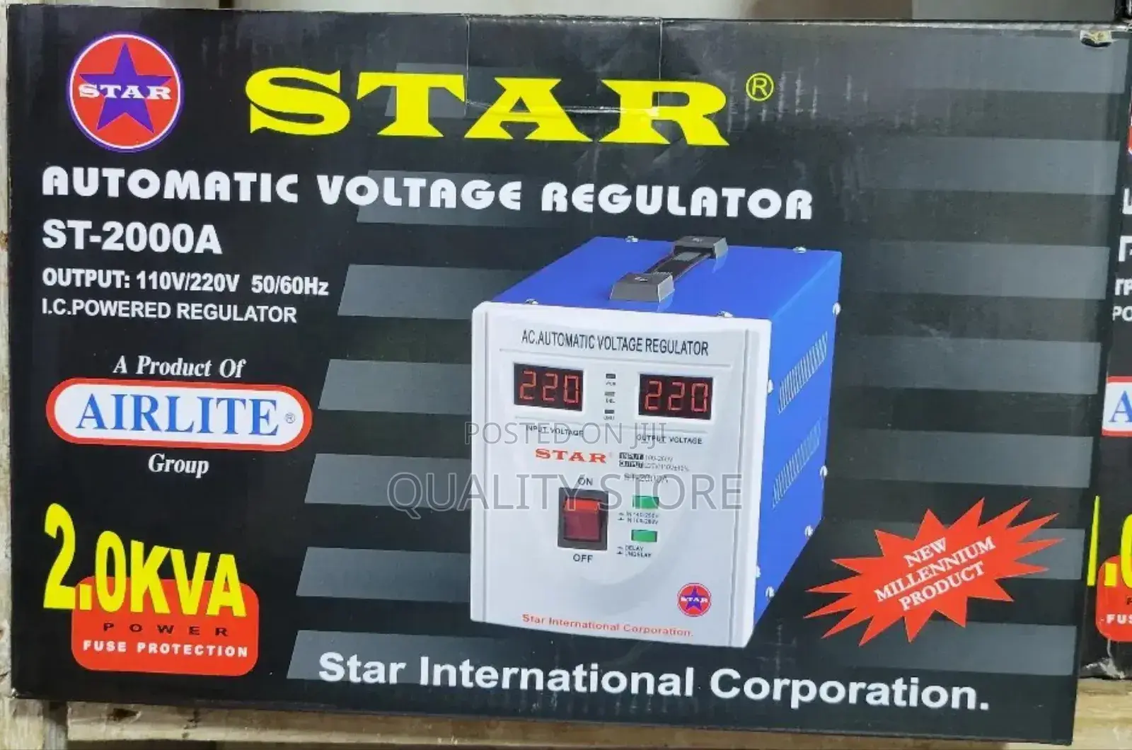 Star Automatic Voltage Regulator St-2000a