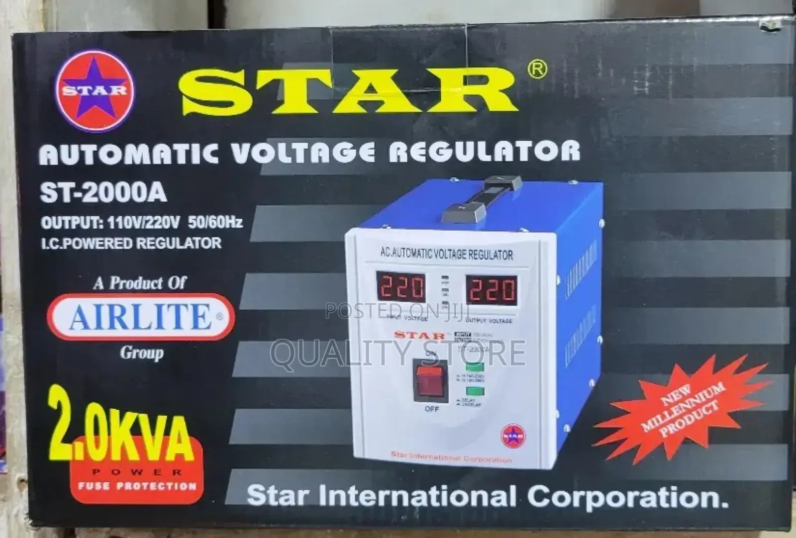Star Automatic Voltage Regulator St-2000a