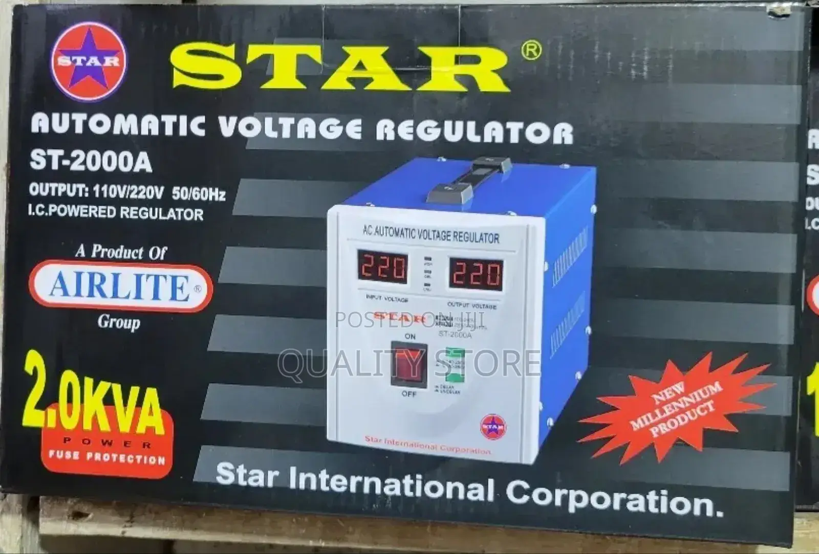 Star Automatic Voltage Regulator St-2000a