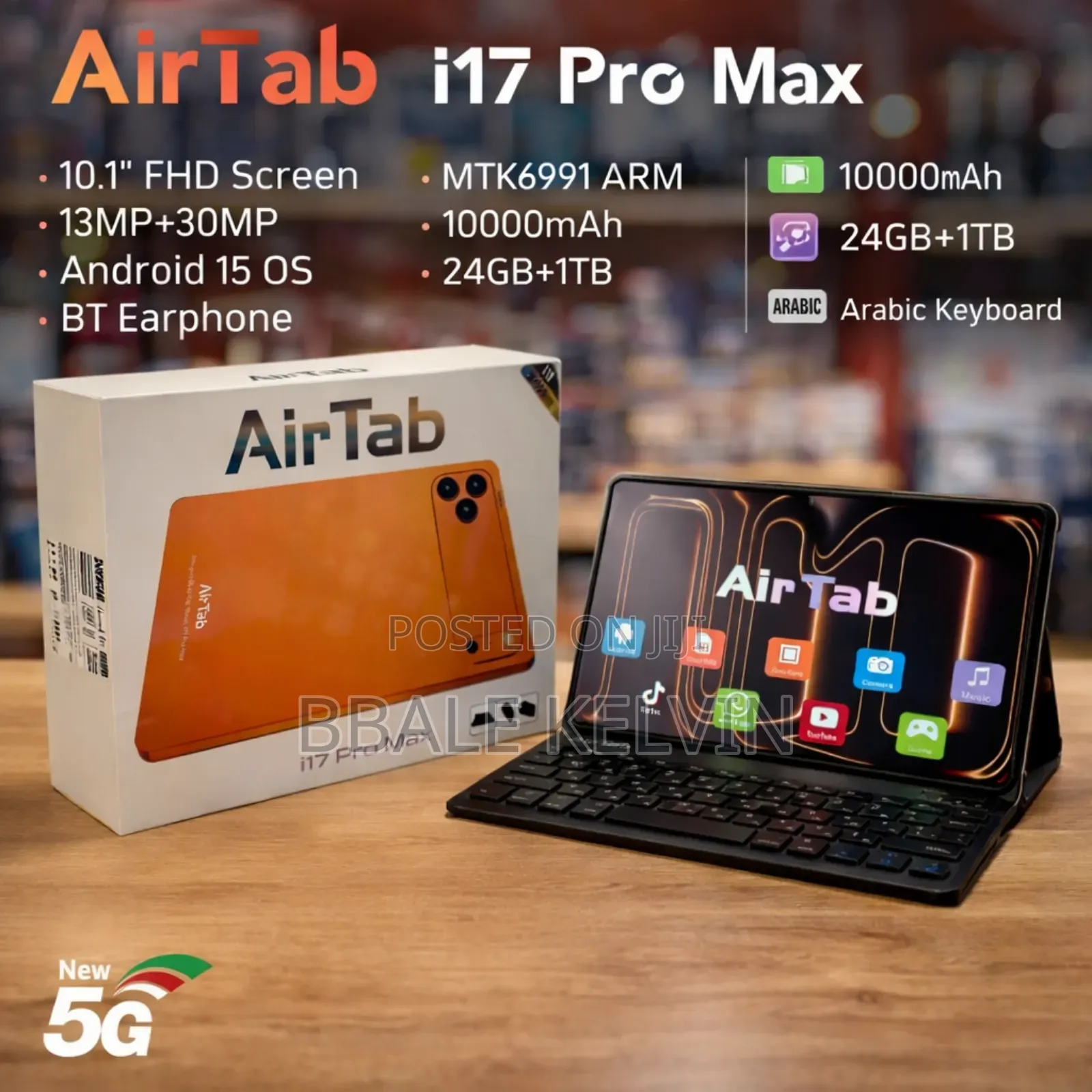 New AirTab i17 Pro Max 1 TB Black