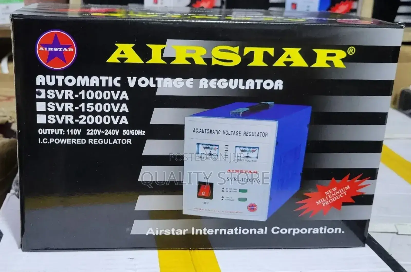 Air Star Automatic Voltage Regulator SVR-1000va