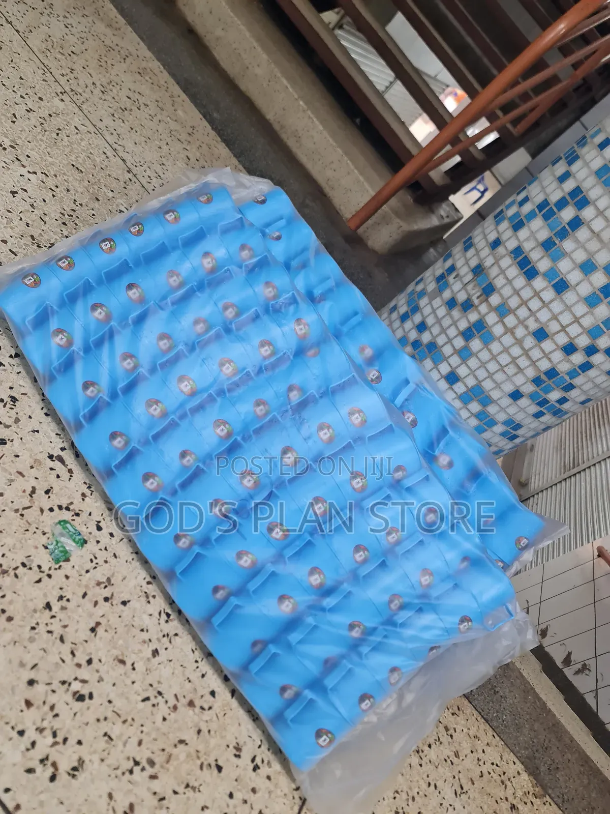 Light Blue School Plastic Cups School Plastic Cups 60pcs