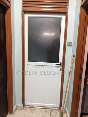 Door Aluminium Board And Glass Swinging