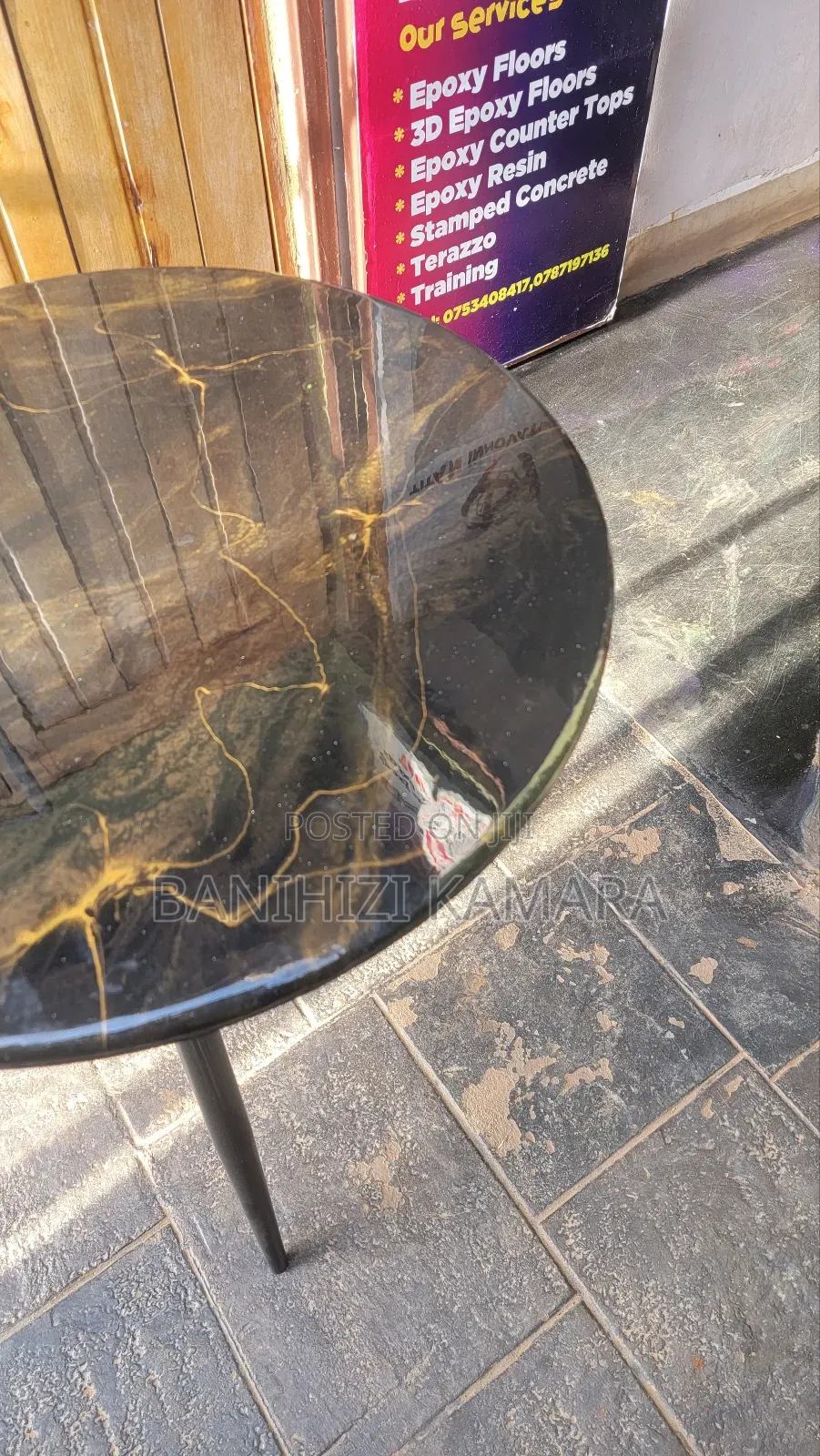 Epoxy Table