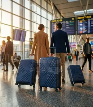 Blue Hard Shell Suitcase