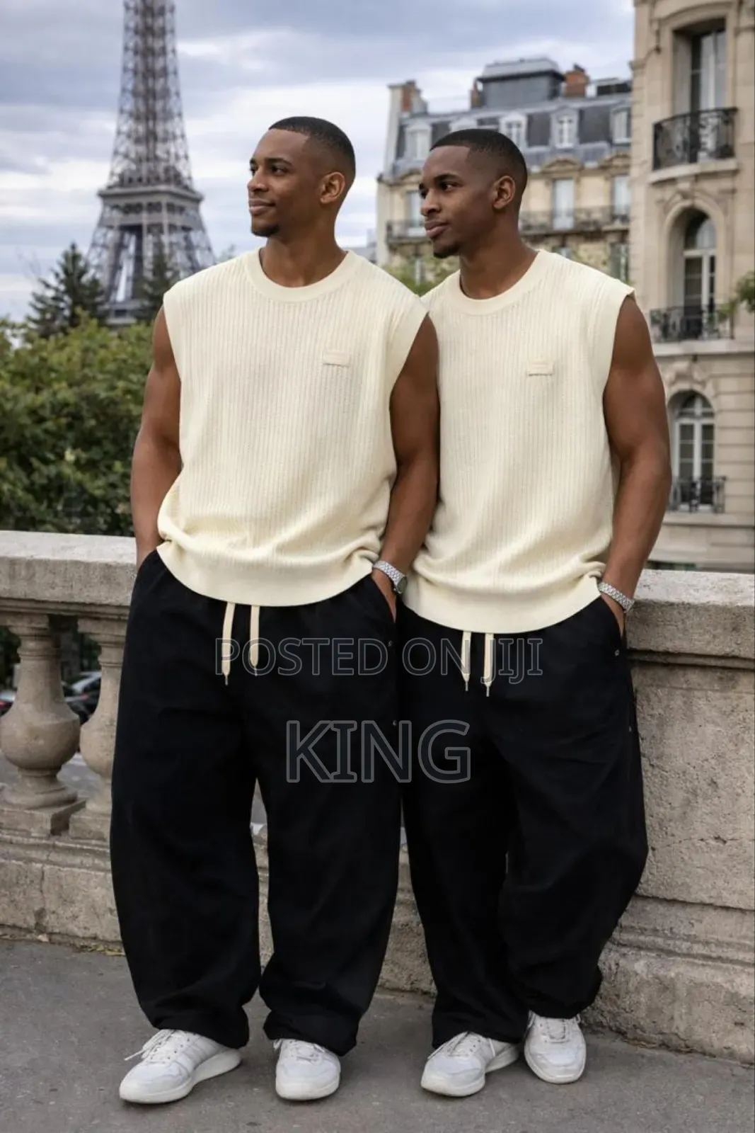 Men's Loose-Fit Wide-Leg Casual Baggy Pants