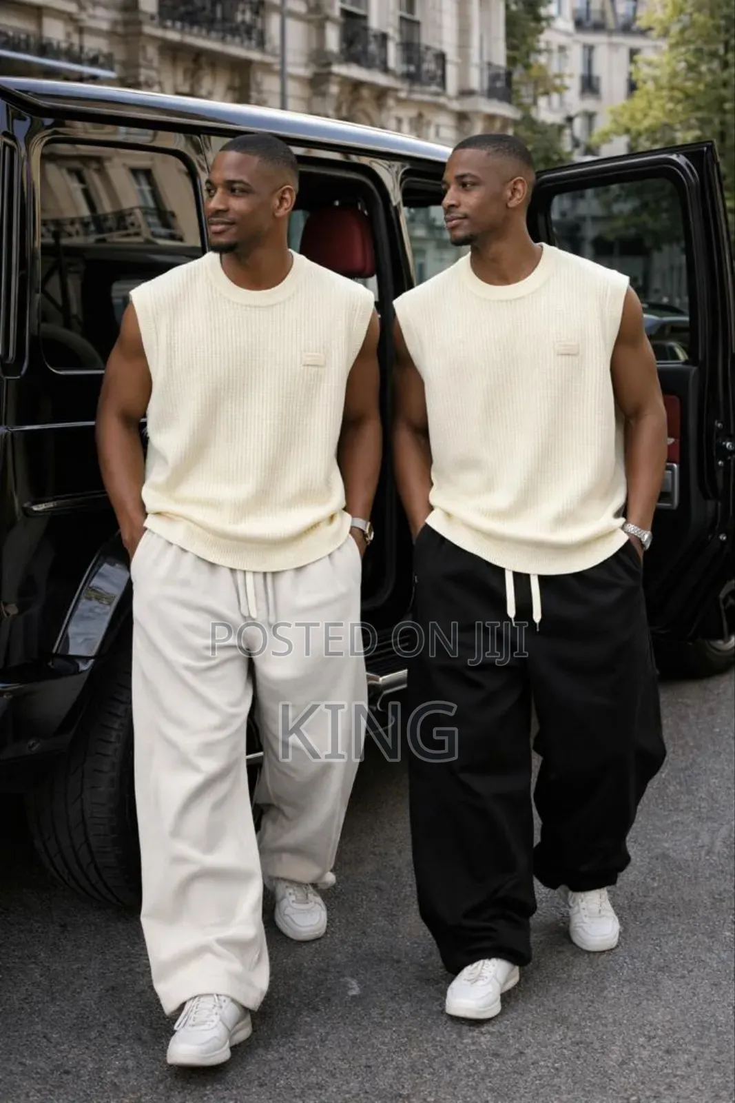 Men's Loose-Fit Wide-Leg Casual Baggy Pants