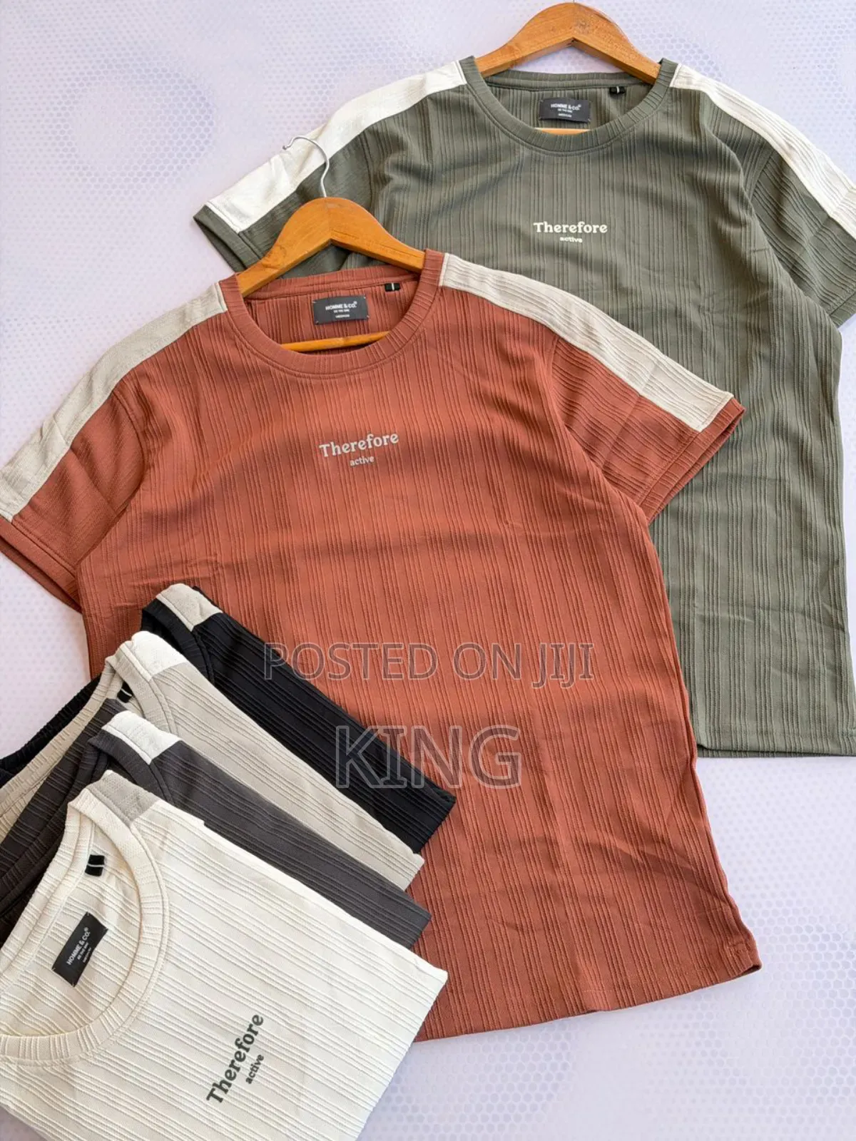 Men's There4 Short-Sleeved Crew Neck T-Shirts