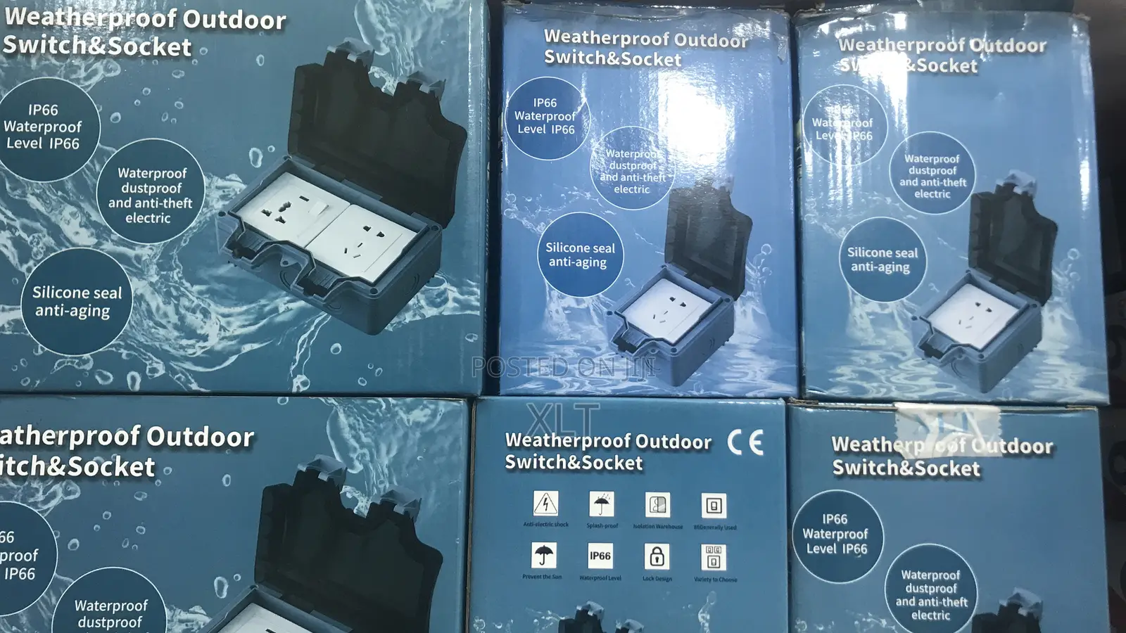 Waterproof Outdoor Switch and Socket