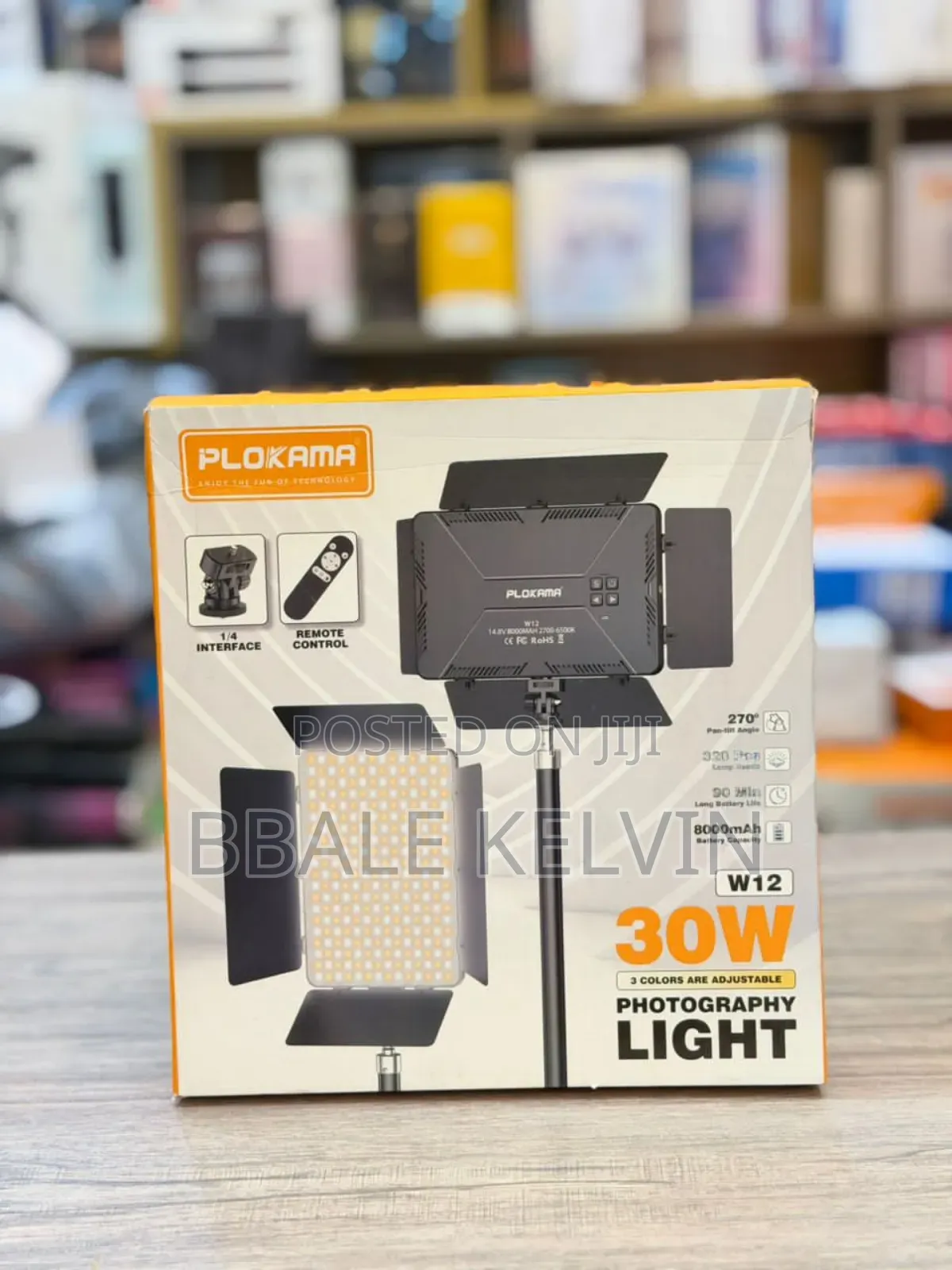Plokama W12 30w Photography Light With Stand
