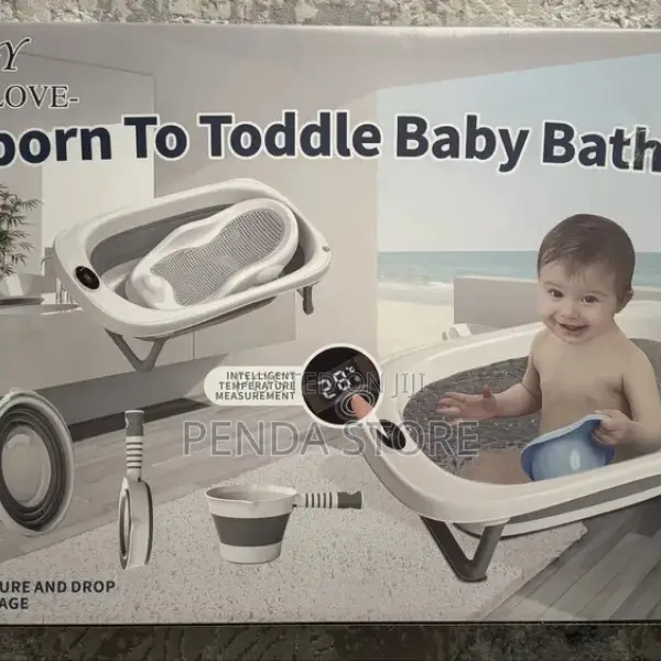 Newborn Baby Bath Set - Soft Newborn Baby Bath Set