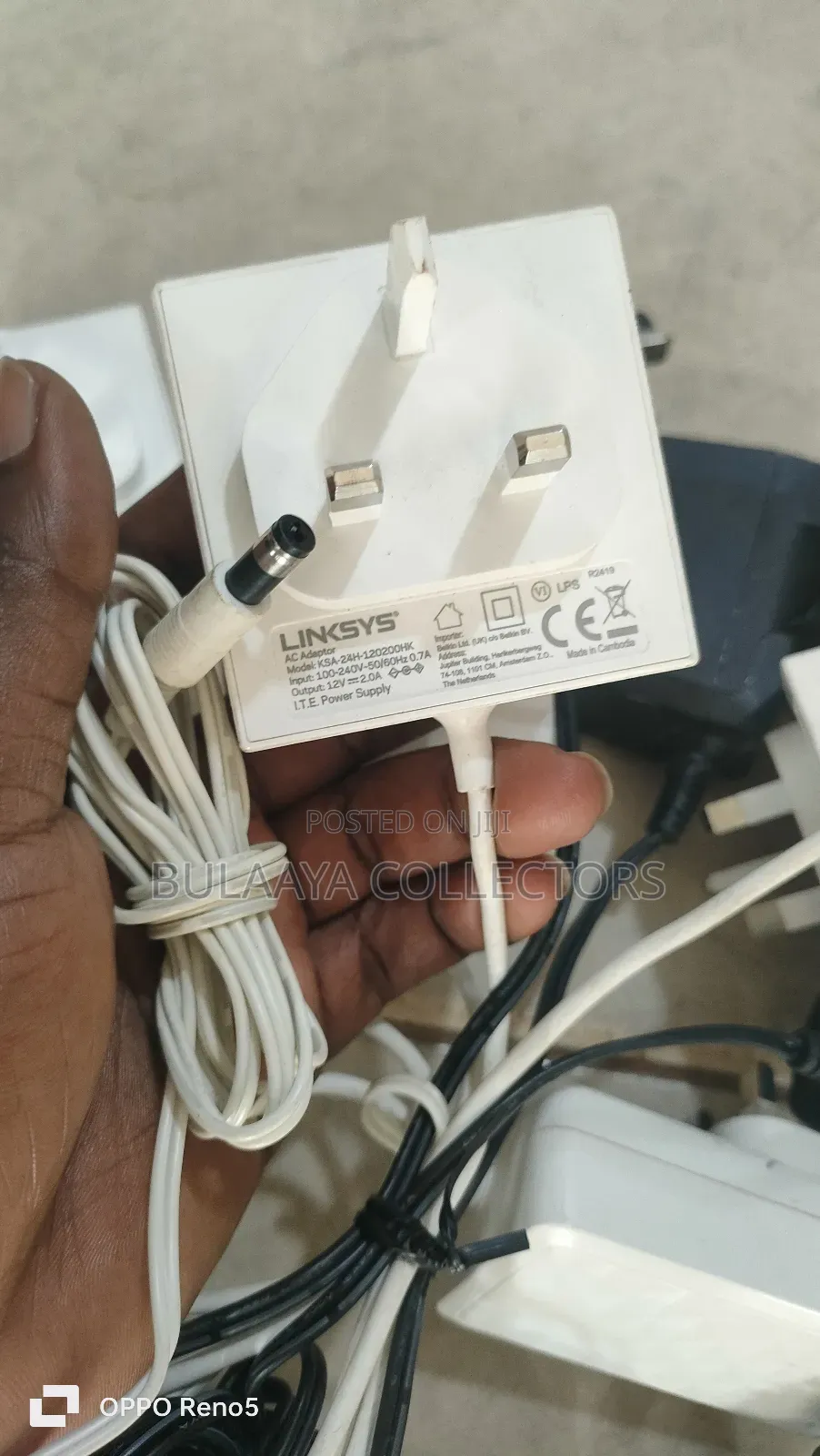 Uk Used Collection of Linksys Brand Ac Power 12v Adapters