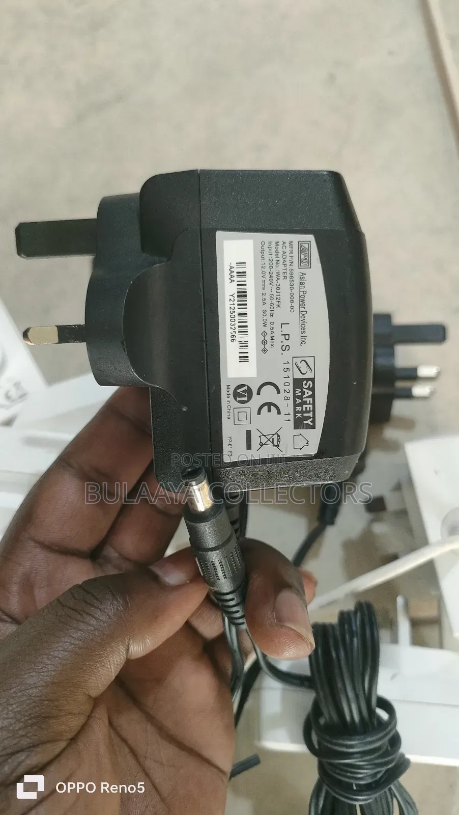 Uk Used Collection of Linksys Brand Ac Power 12v Adapters