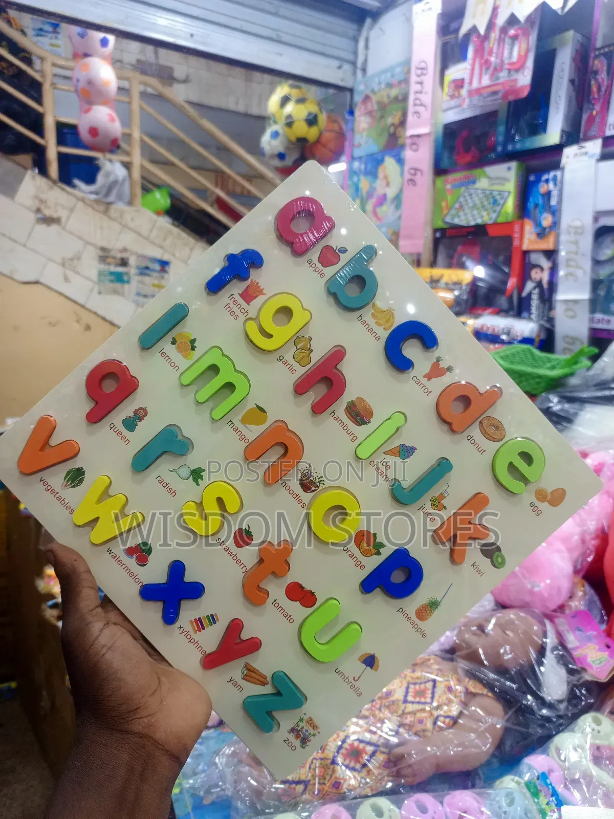 Wooden Alphabet Puzzle Board