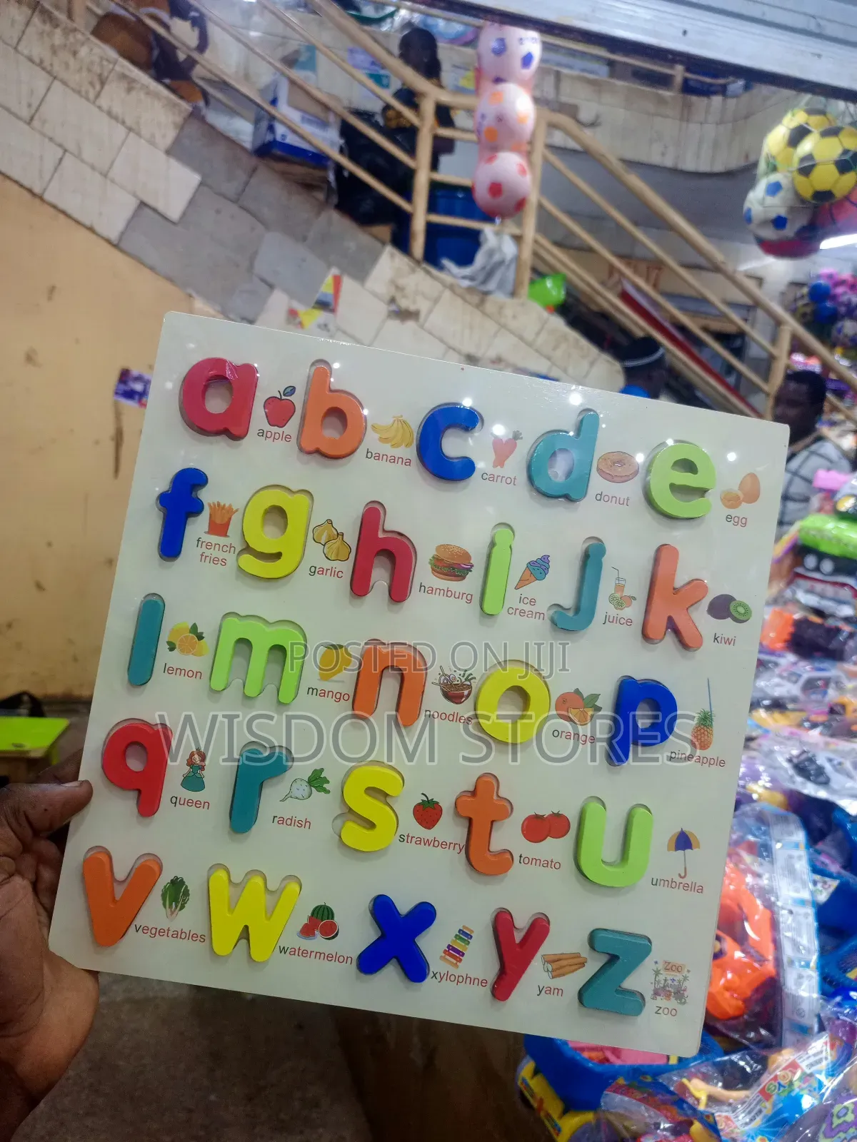 Wooden Alphabet Puzzle Board