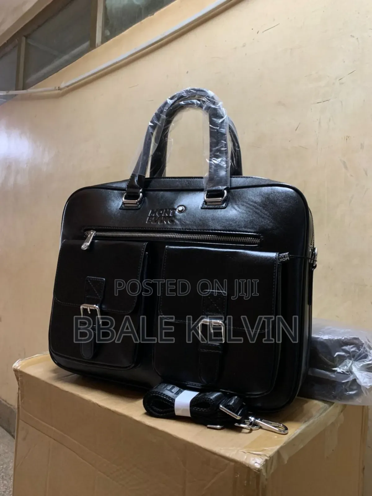 Montblanc Unisex Business Document Laptop Bag | Briefcase | Case