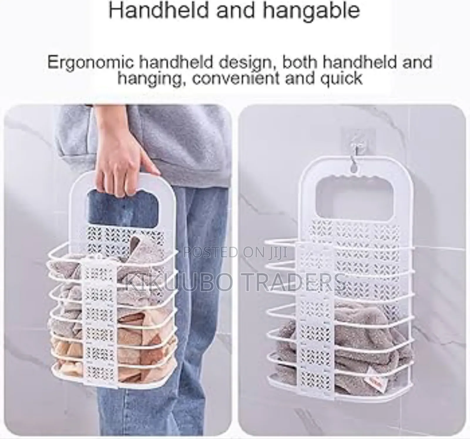 Wall Mounted Laundry Storage Basket Lightweight Laundry Basket