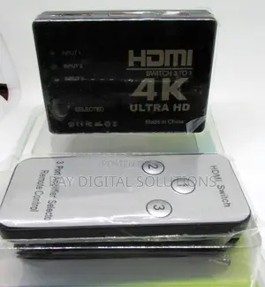Hdmi 3 in 1 Out 3 Port Hdmi Switcher, 3x1 Switch With Ir Rf Remote