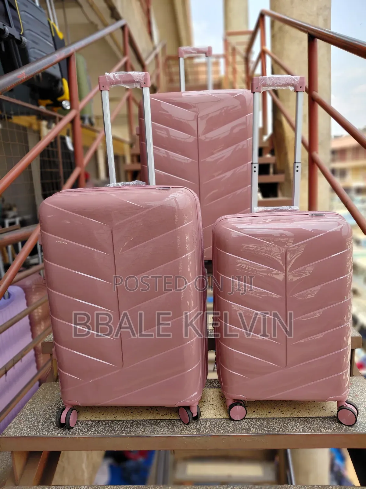Small Size Rubber Travel Suitcase Bag 1pc