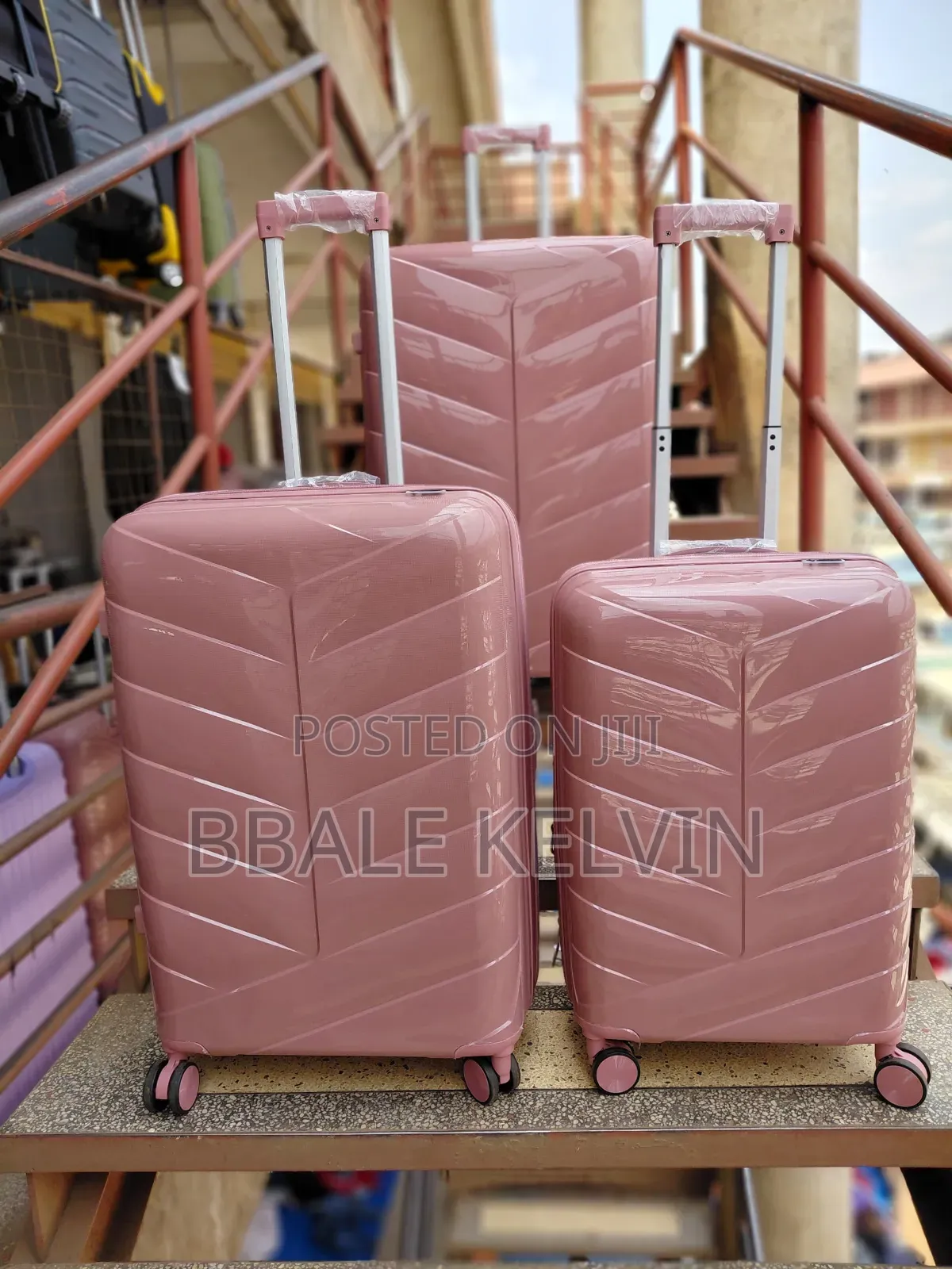 Small Size Rubber Travel Suitcase Bag 1pc
