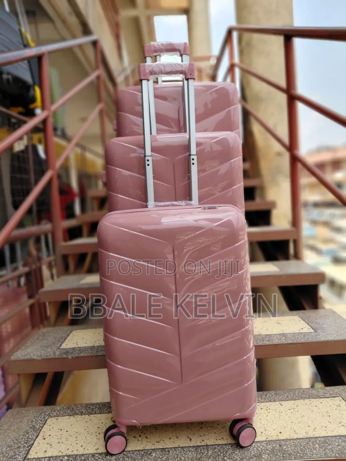 Small Size Rubber Travel Suitcase Bag 1pc