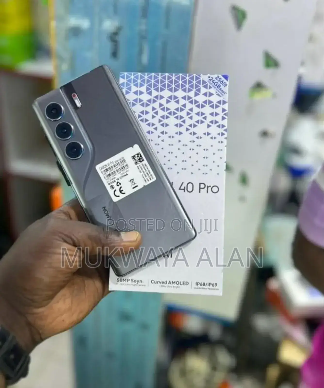 New Tecno Camon 40 Pro 4G 256 GB Black