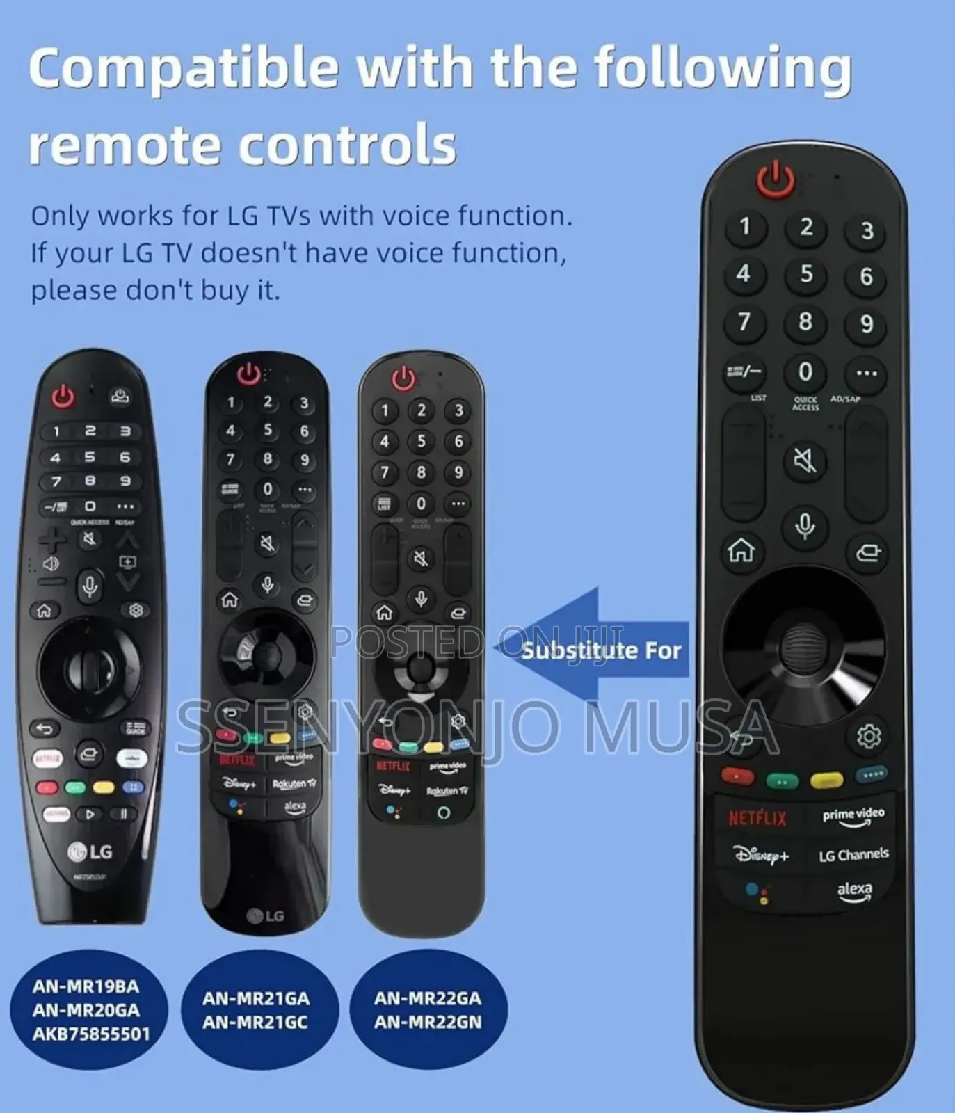 Lg Magic Remote Control Mr23ga – Voice Ai, Nfc Motion Control For Lg