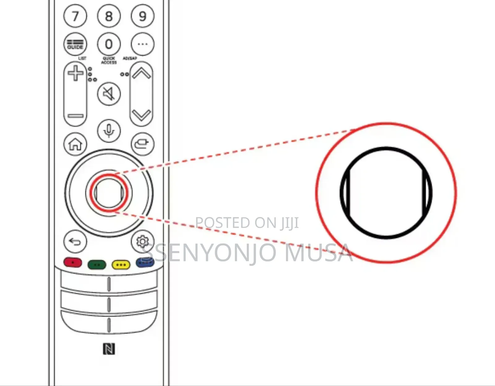 Lg Magic Remote Control Mr23ga – Voice Ai, Nfc Motion Control For Lg