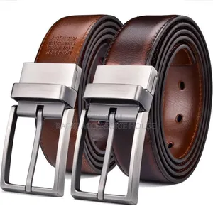 Pure Leather Gental Men Original Belt-Brown