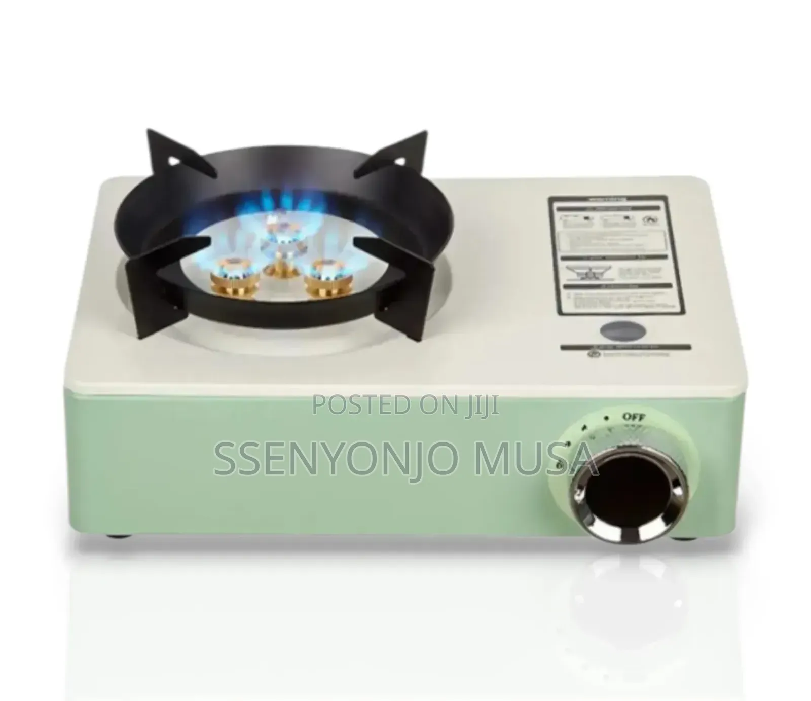 Dual Fuel Portable Gas Stove – Single Burner With Auto Ignition
